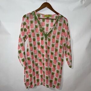 ☀️100% Cotton!  Rock Flower Paper!  Beach Tunic